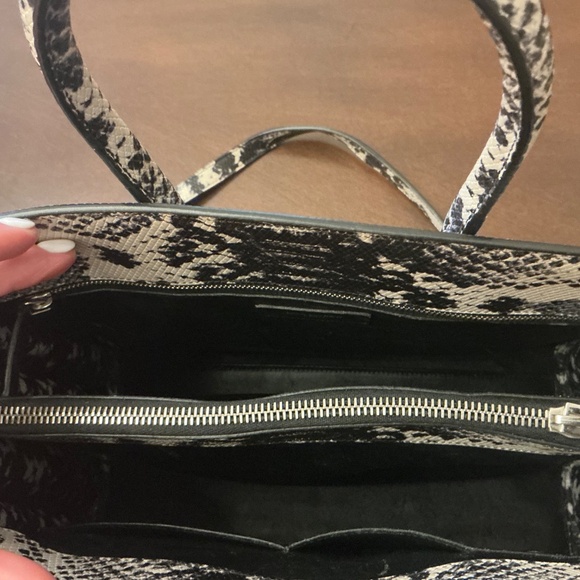 Vintage Python St Laurent Sac Du Jour - Picture 5 of 7